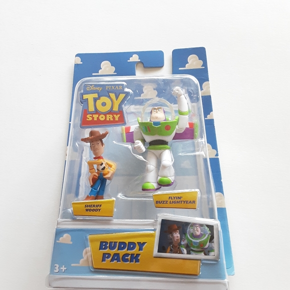 DISNEY TOY STORY SHERIFF WOODY FLYING' BUZZ LIGHTYEAR BUDDY PACK NEW - Picture 1 of 3